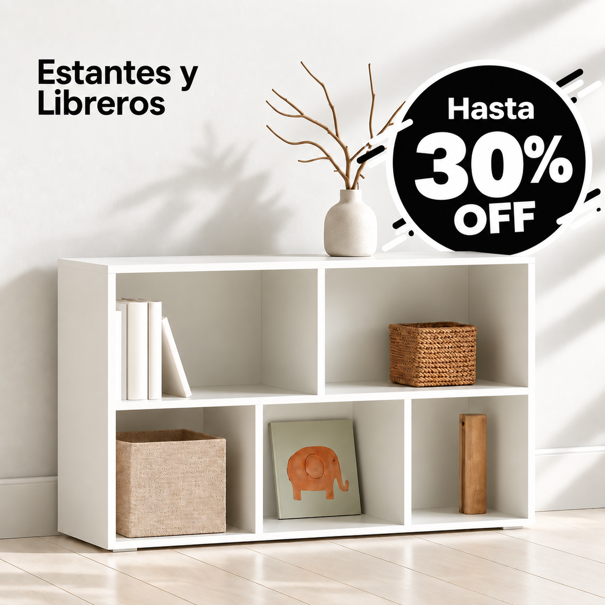 Estantes y Libreros