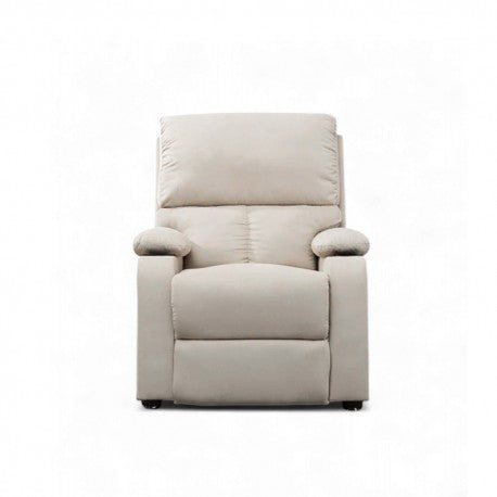 Bergere Reclinable Ibiza Leather Crema