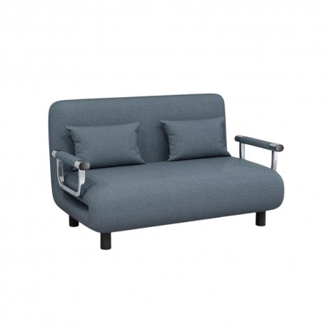 Sofa Cama Extendible 2 plazas Azul Linen
