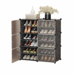Imagen de Zapatero plastico 6 niveles color negro disponible para compra online