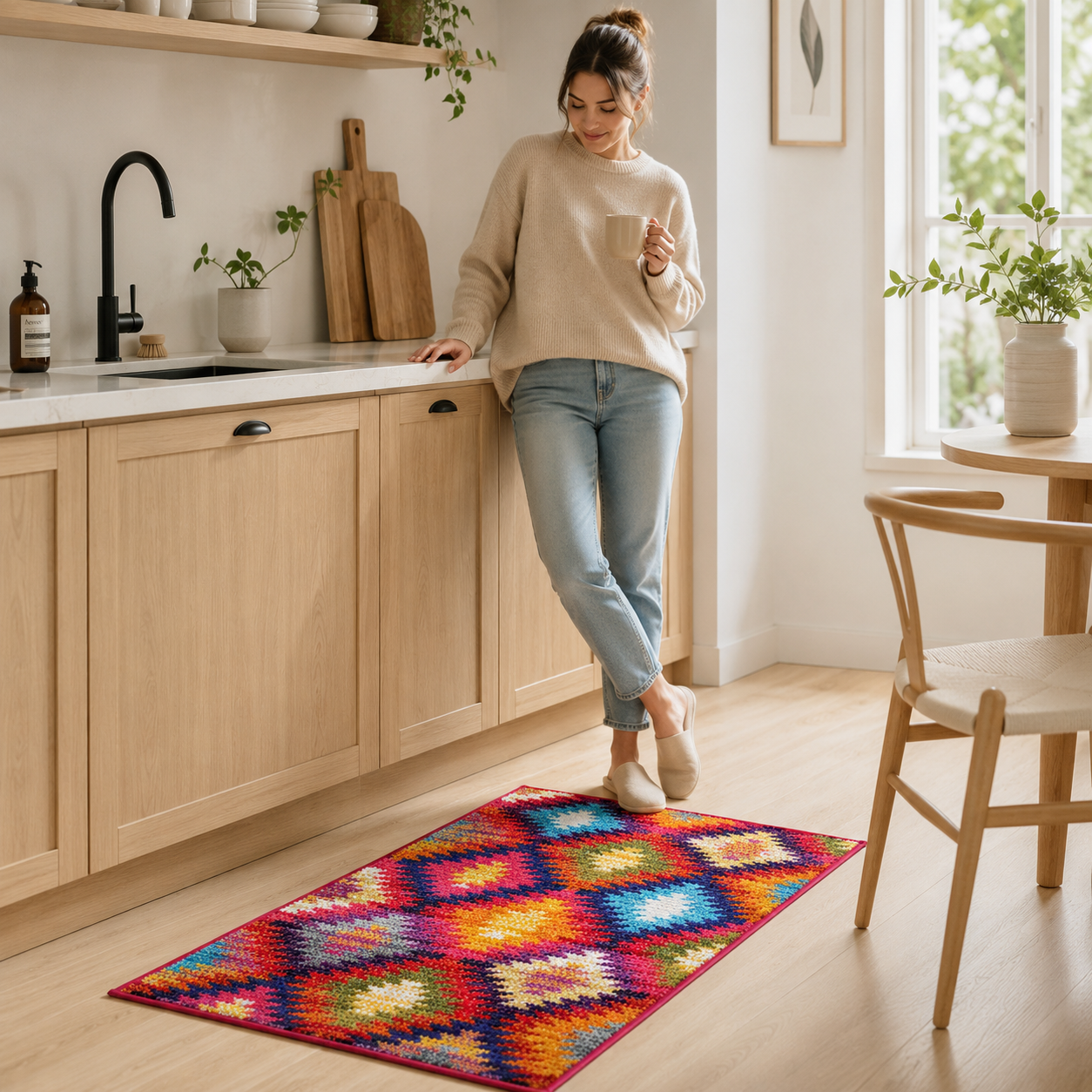 Alfombra Frisee Arlequin 60x110 819362