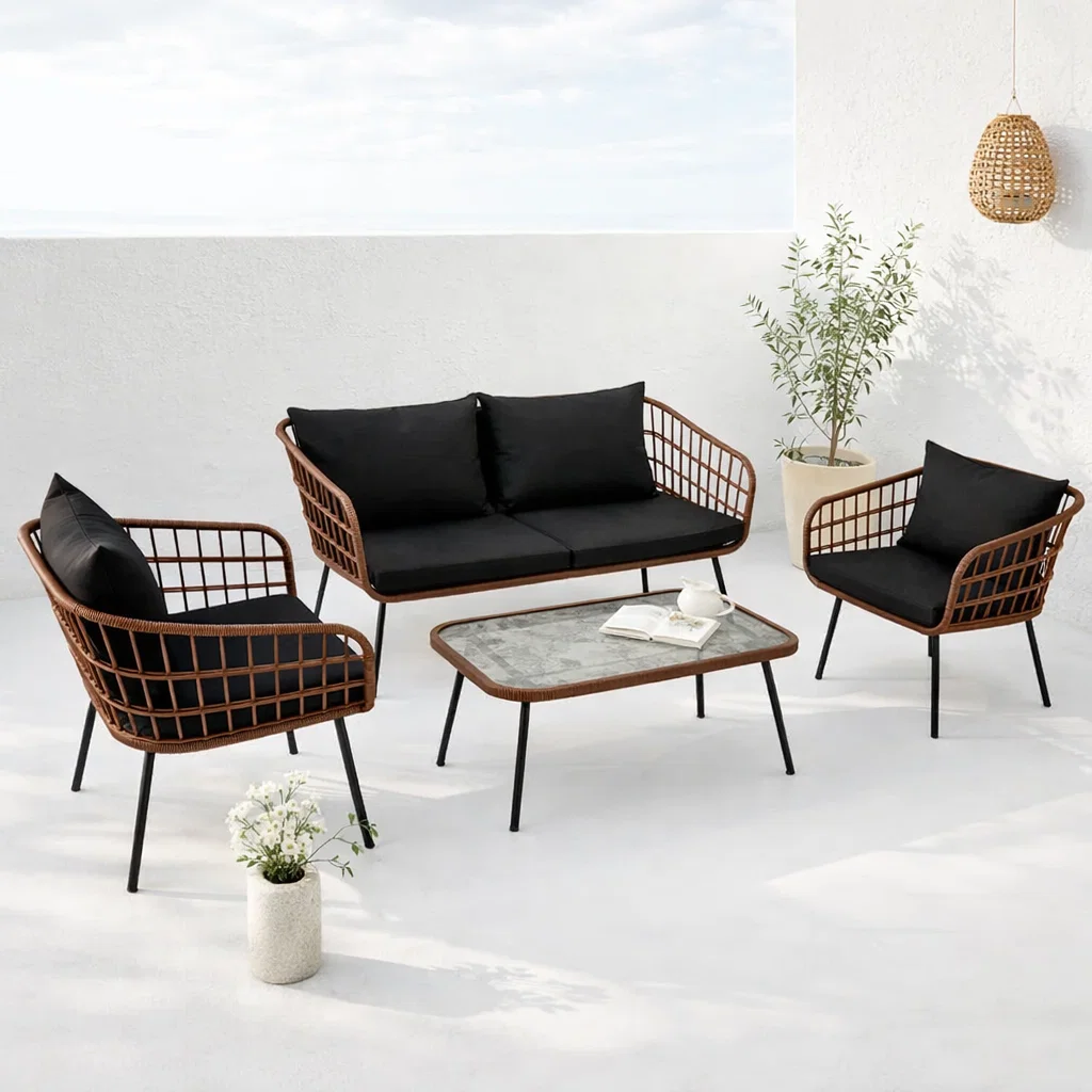 Set de Terraza Virginia Gris