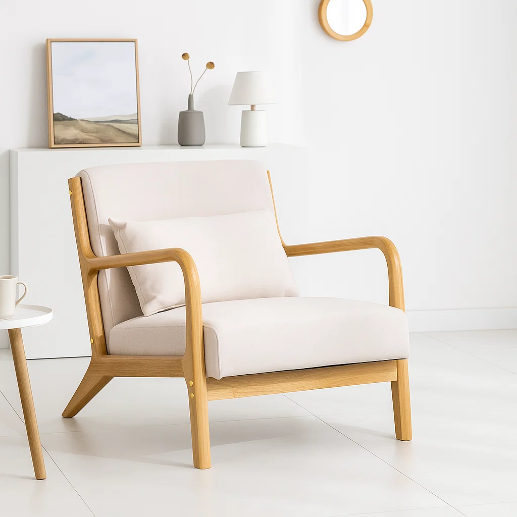 Sillón Lounge Askja - Beige Claro
