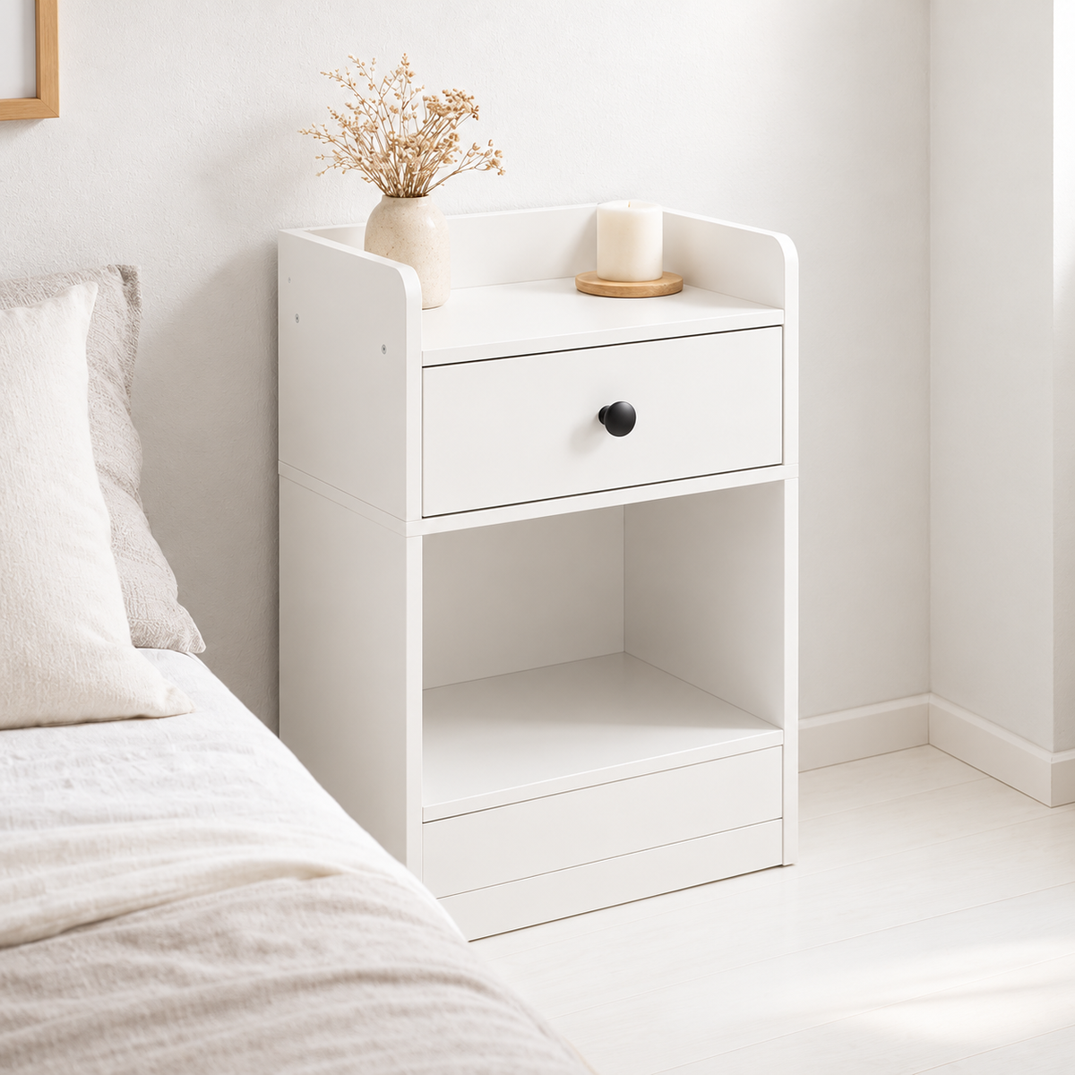 Velador Luma Mini Compacto - Blanco