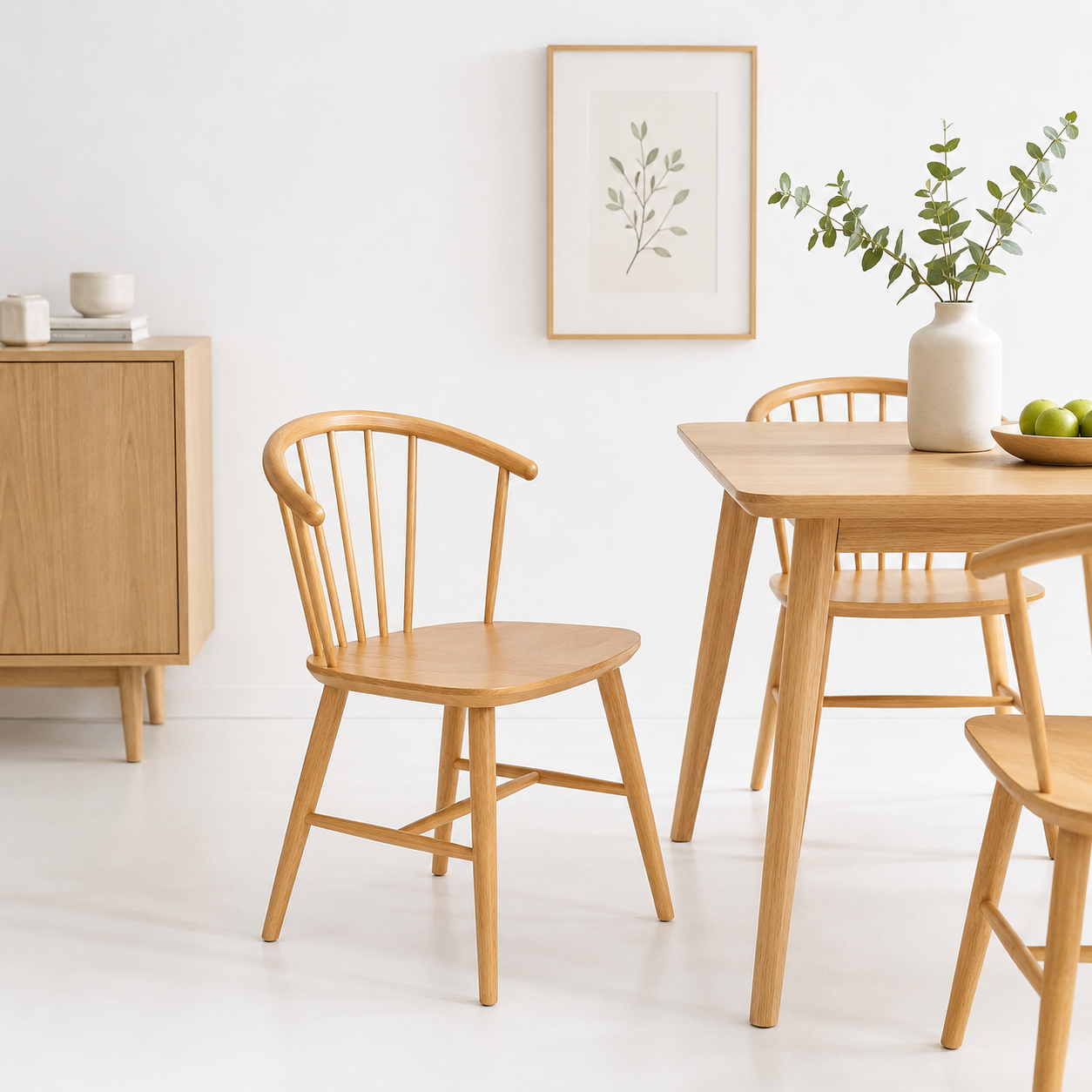 Silla Lykke de Madera - Natural