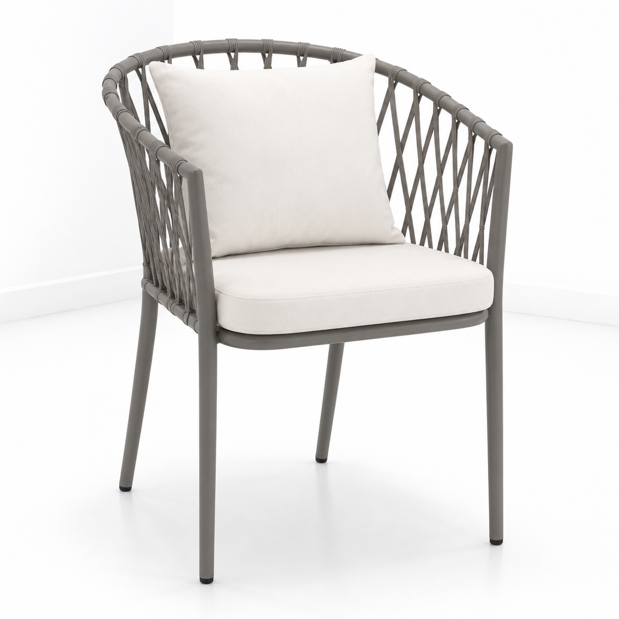 Silla de Terraza Trame - Aluminio y Cuerda