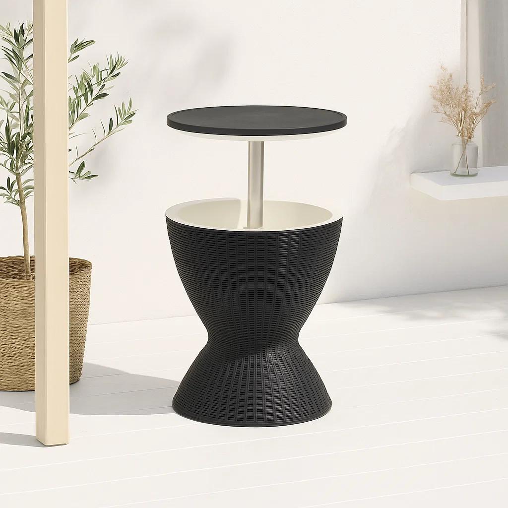 Mesa Alta Nami Outdoor Multifuncional de Rattan Sintético