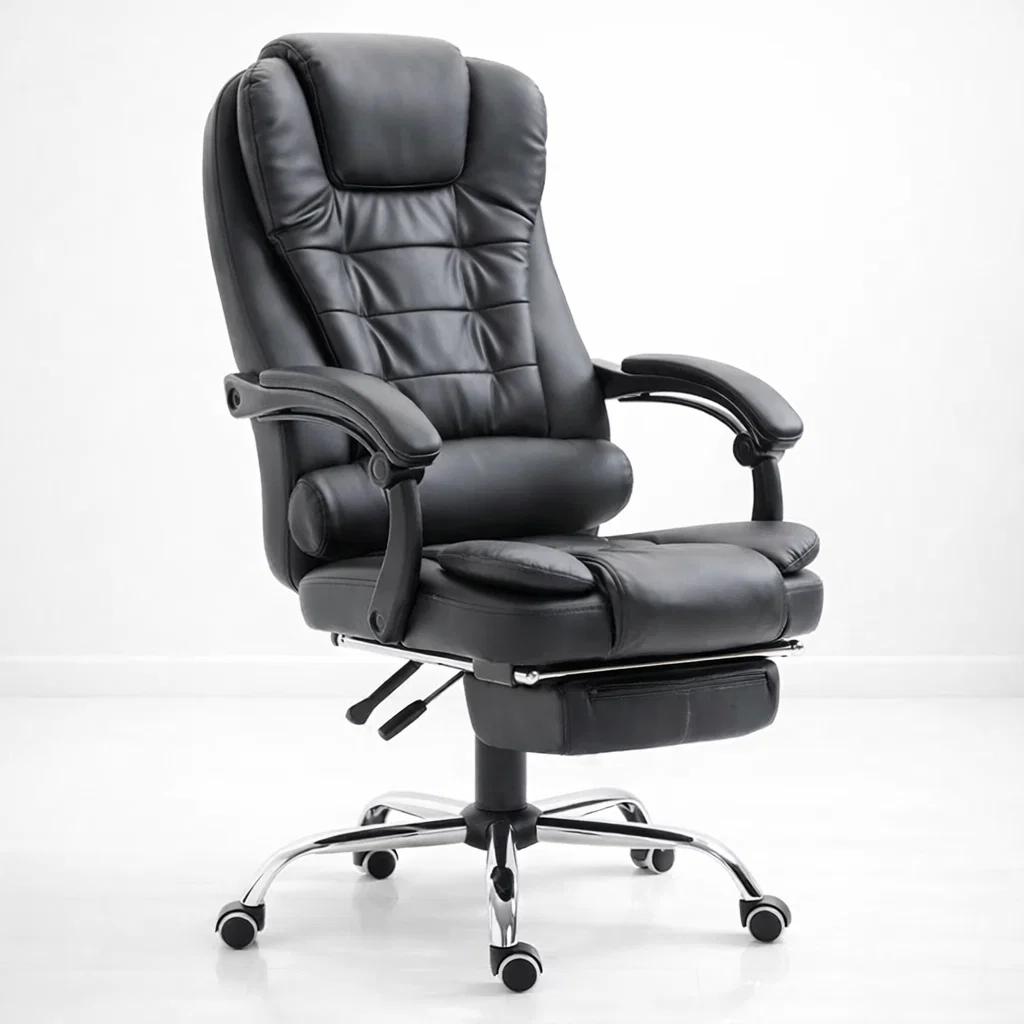 Silla ejecutiva masajeadora negra