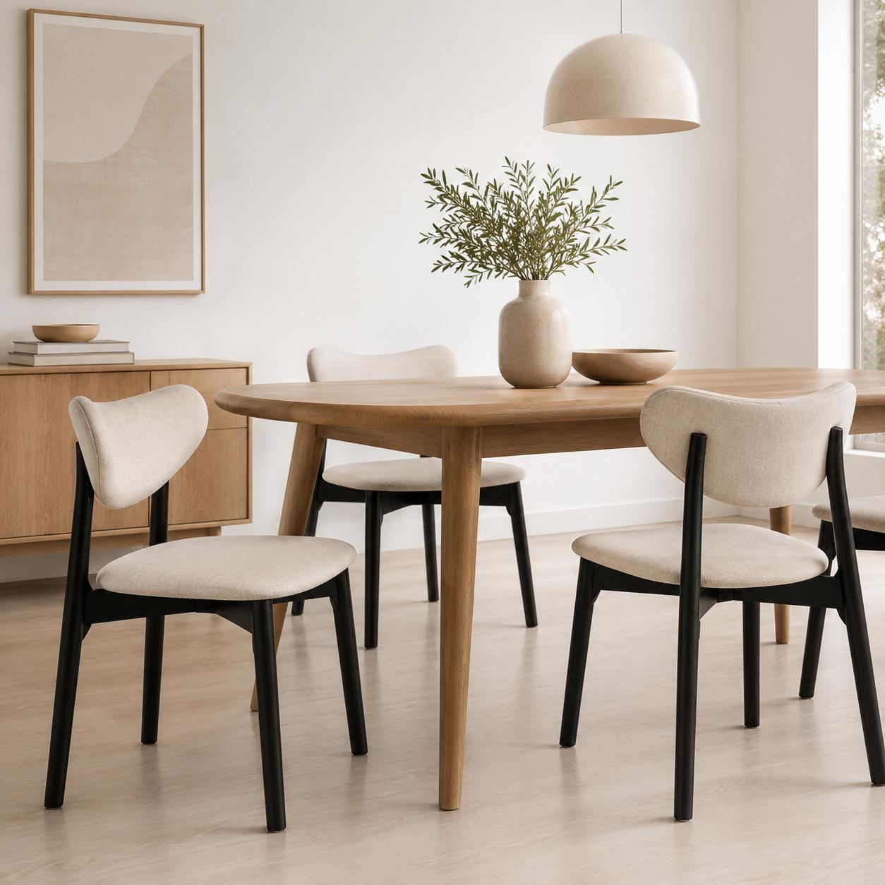 Pack de 2 Sillas de comedor Teng 49X61x80