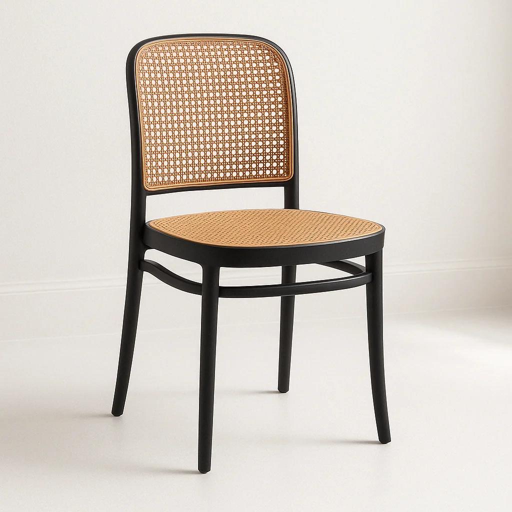 Silla Lombardía de Polipropileno - Negra