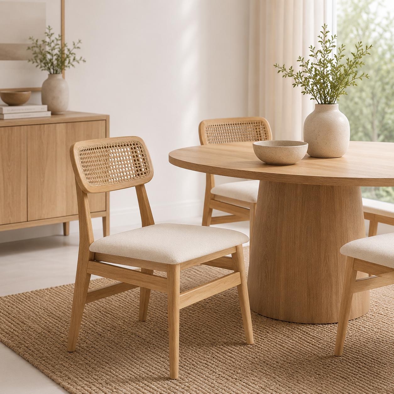 Pack de 2 Sillas de comedor Loke 46x54x86