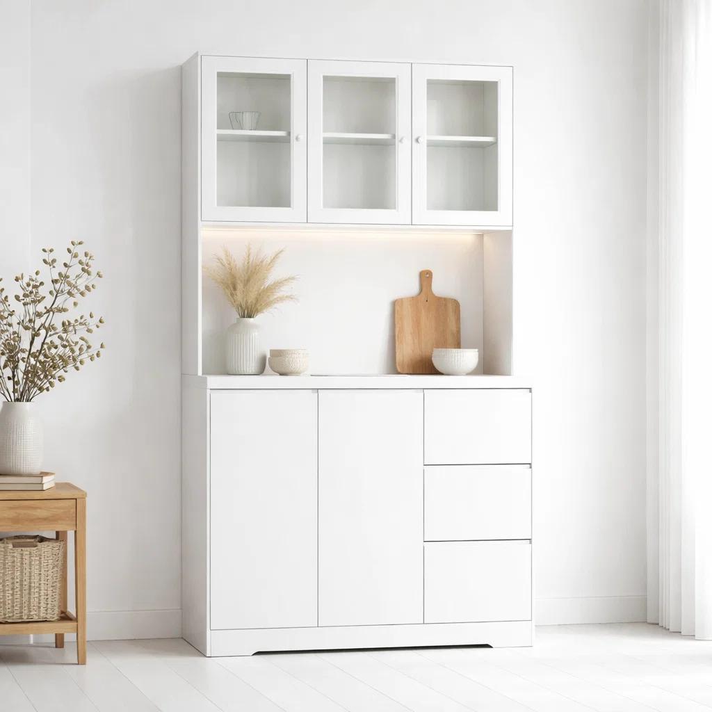 Mueble Buffet Alto LumiGlass