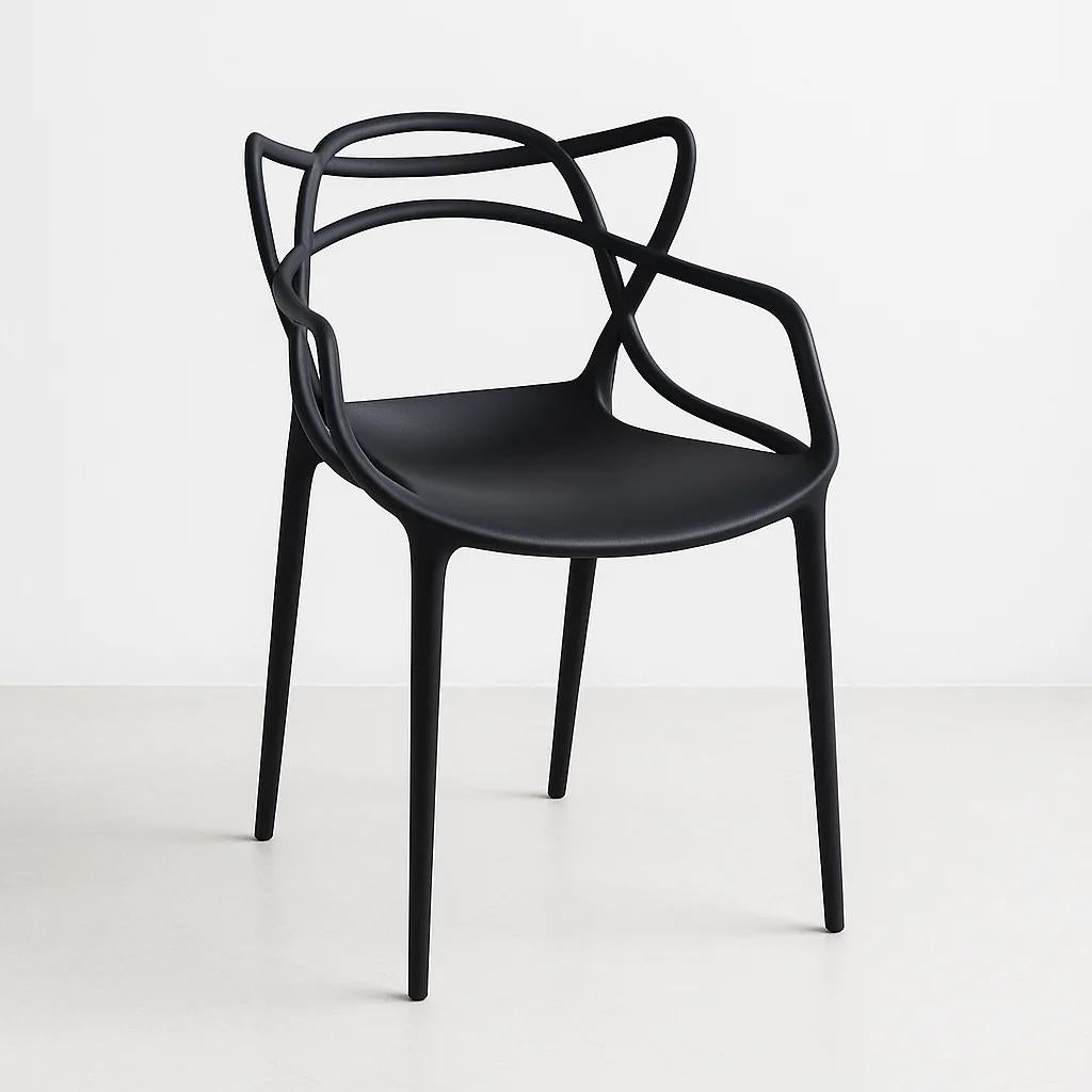 Silla de Terraza Exterior o comedor Master - Negra