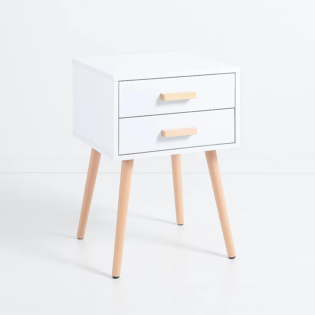 Velador Eames Doble 40x30x60 - Blanco
