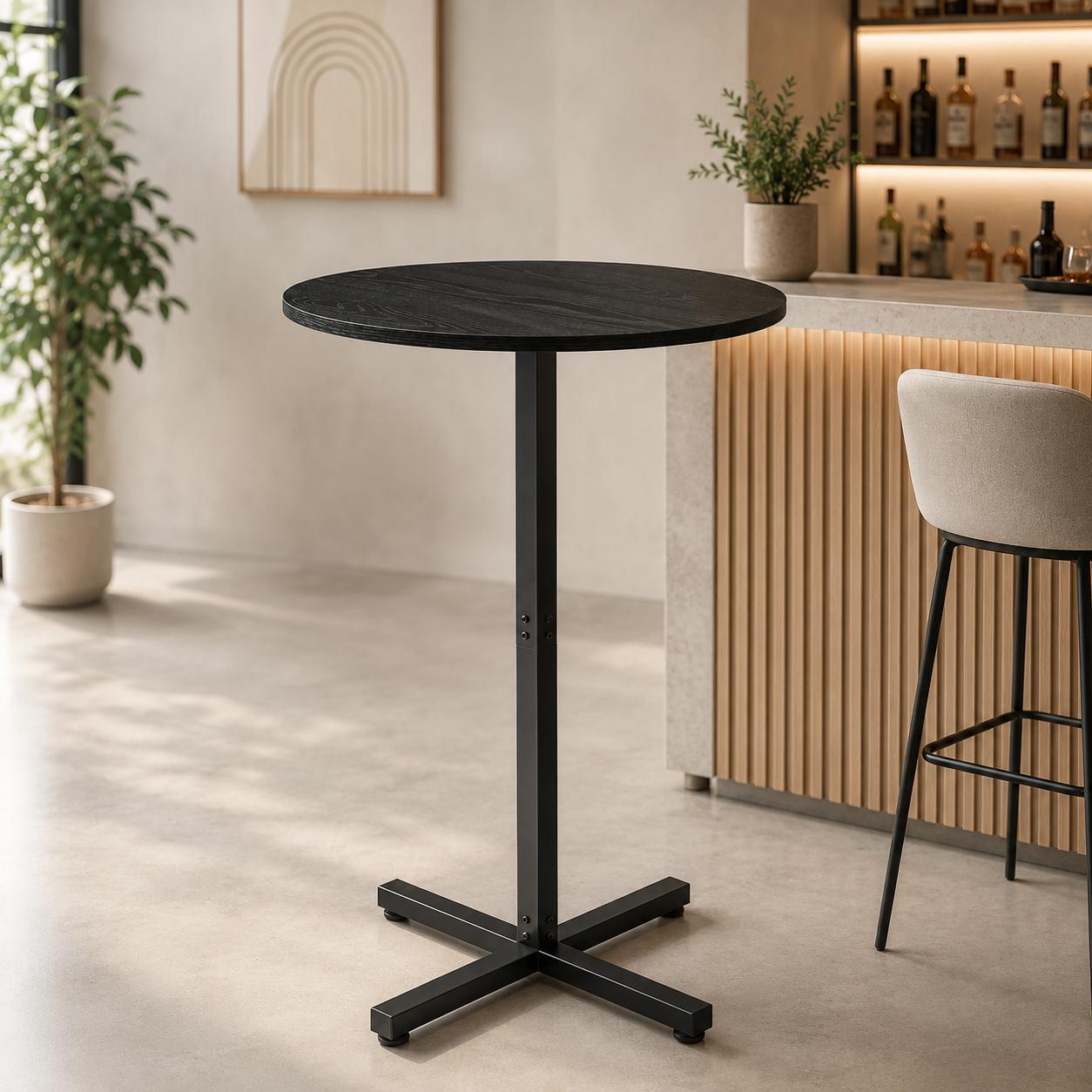 Mesa alta para bar Tach 60x60x104