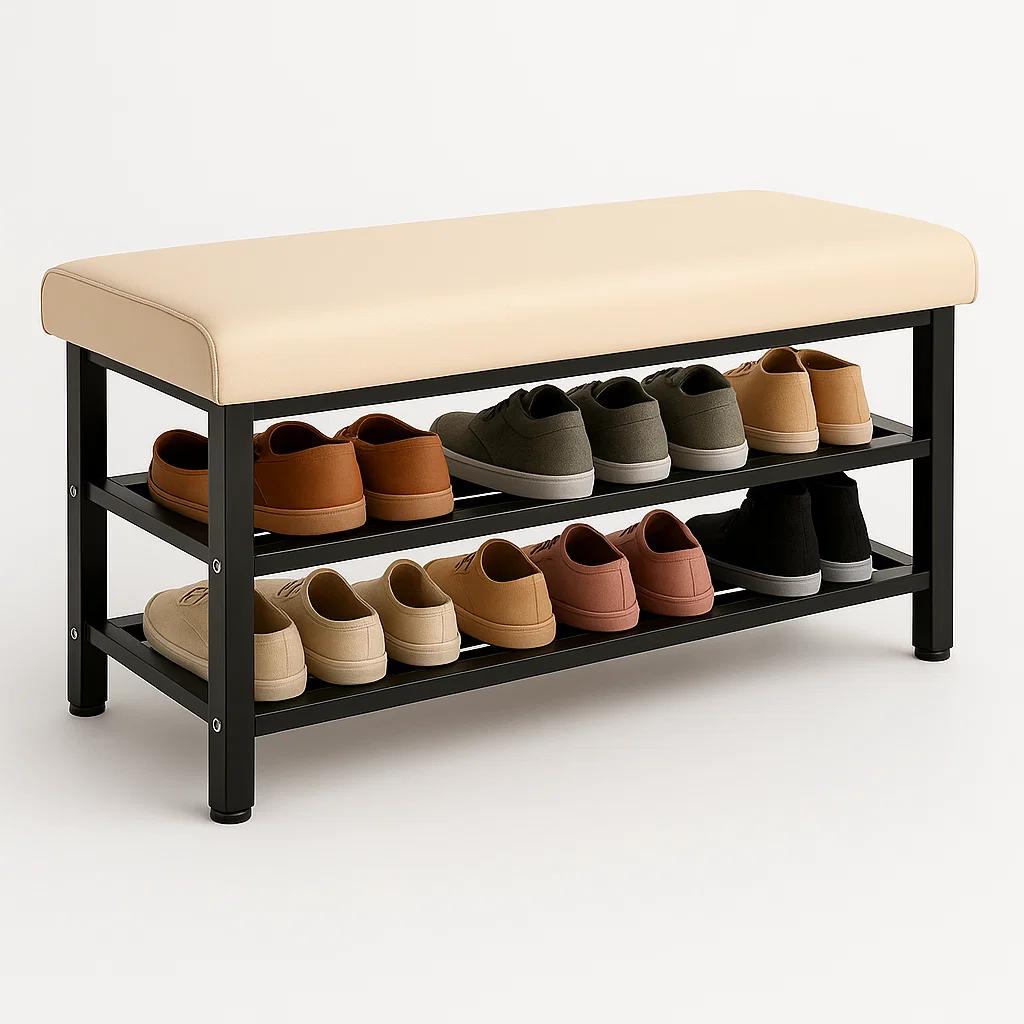 Zapatero con Asiento Confort - Blanco