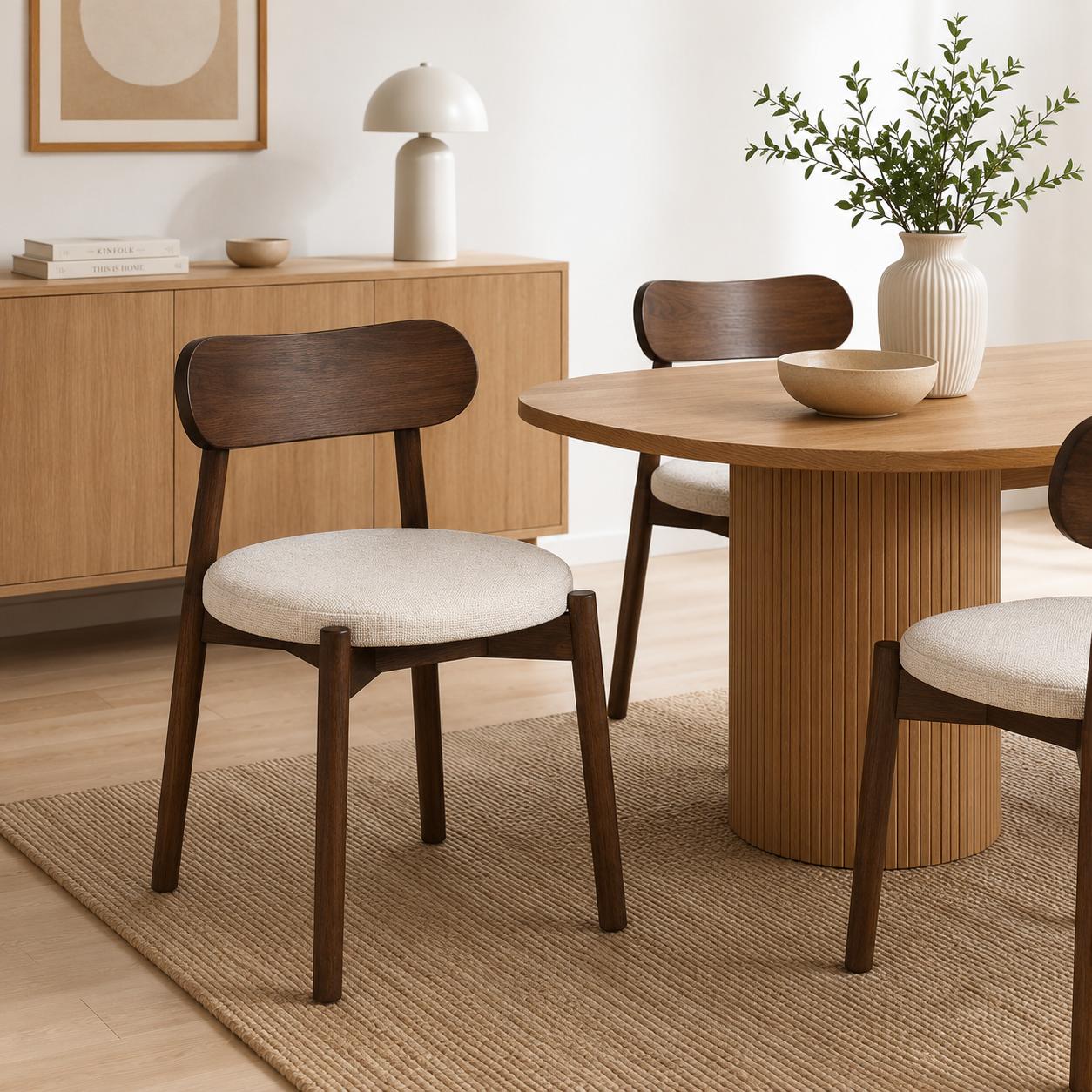 Pack de 2 Sillas de comedor Bauen 44X45x77