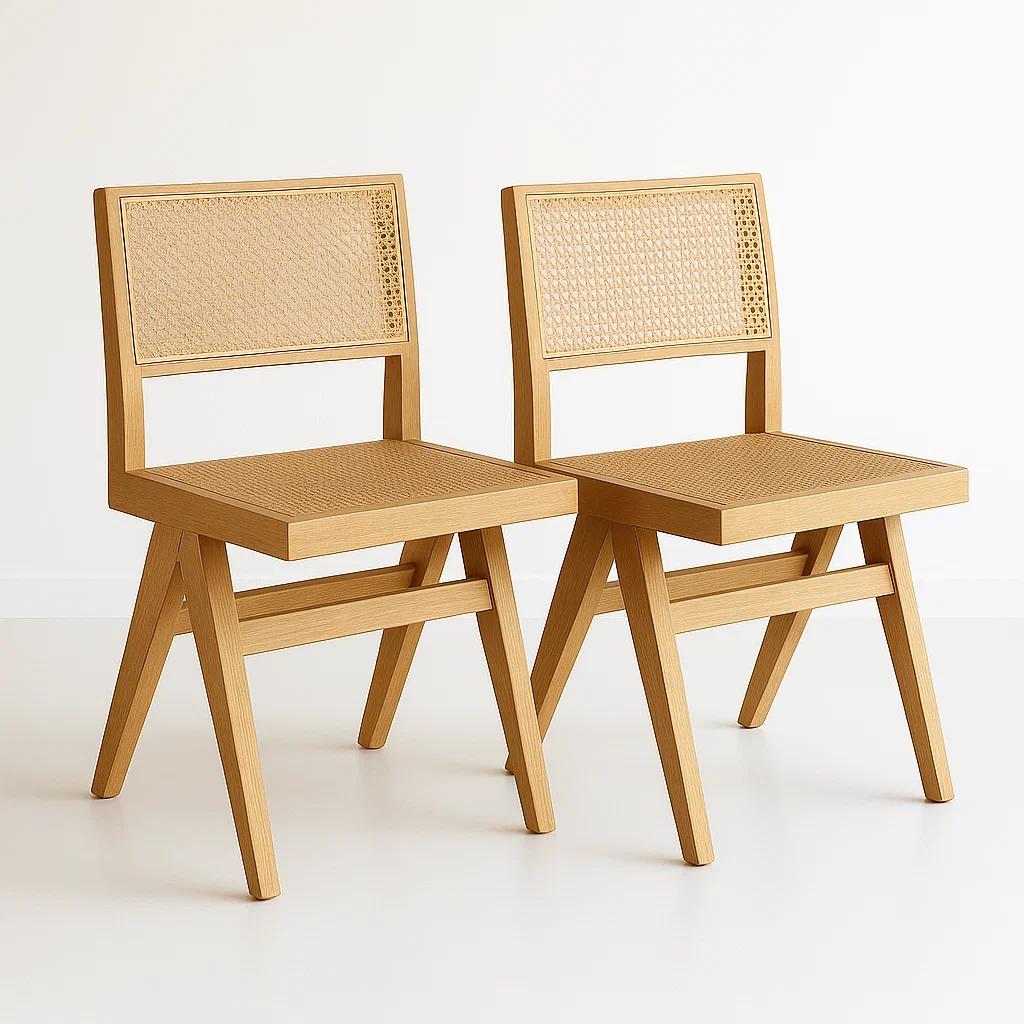 Pack de 2 Sillas Savia de Rattan - Natural