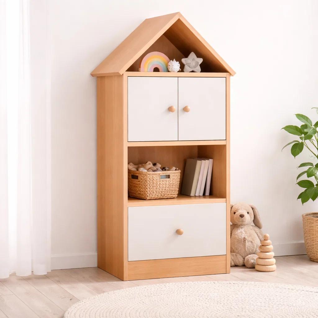 Estanteria madera organizadora para niños