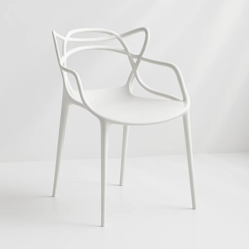 Silla de Terraza Exterior o comedor Master - Blanca