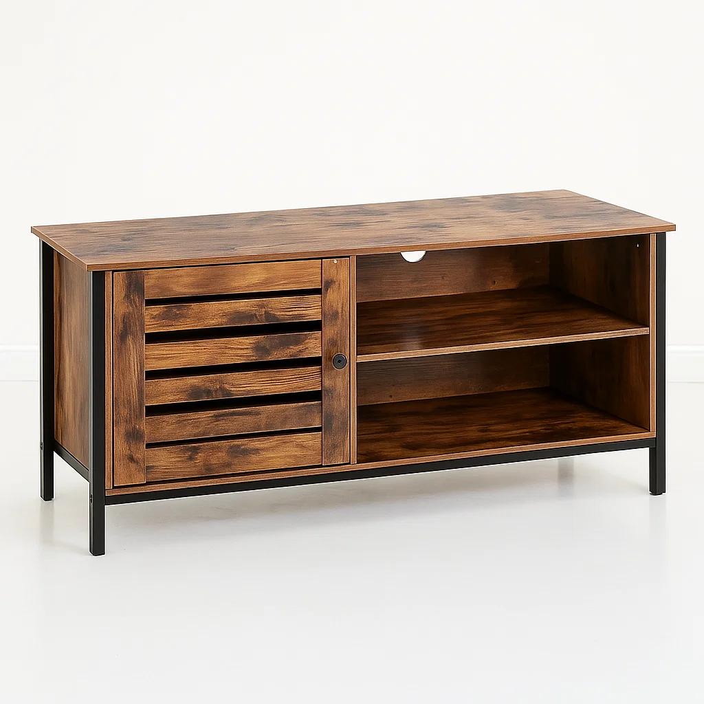 Rack de TV Rustik Madera Oscura Walnut