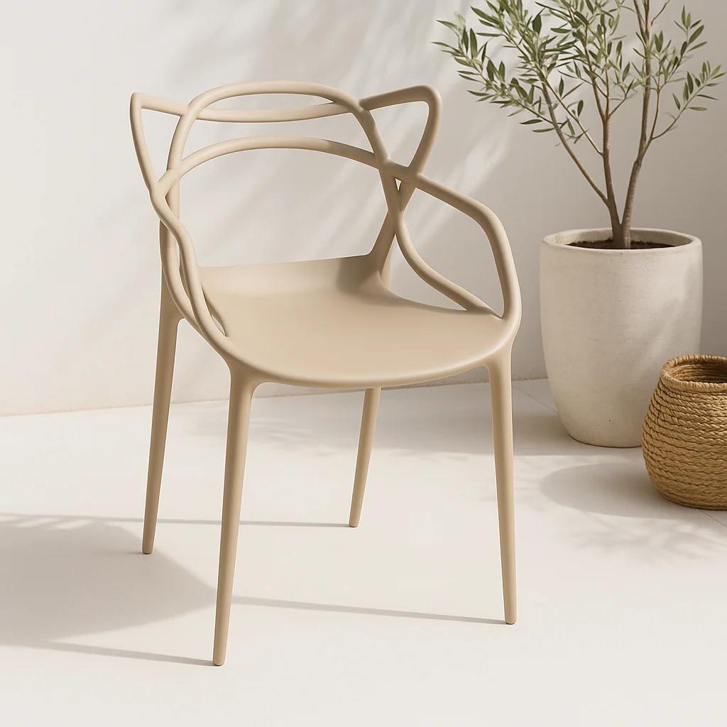 Silla de Terraza o comedor Master - Beige
