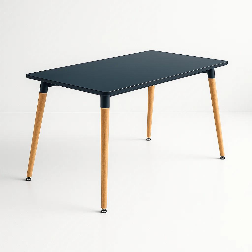 Mesa de Comedor 120x80 Rectangular - Negra