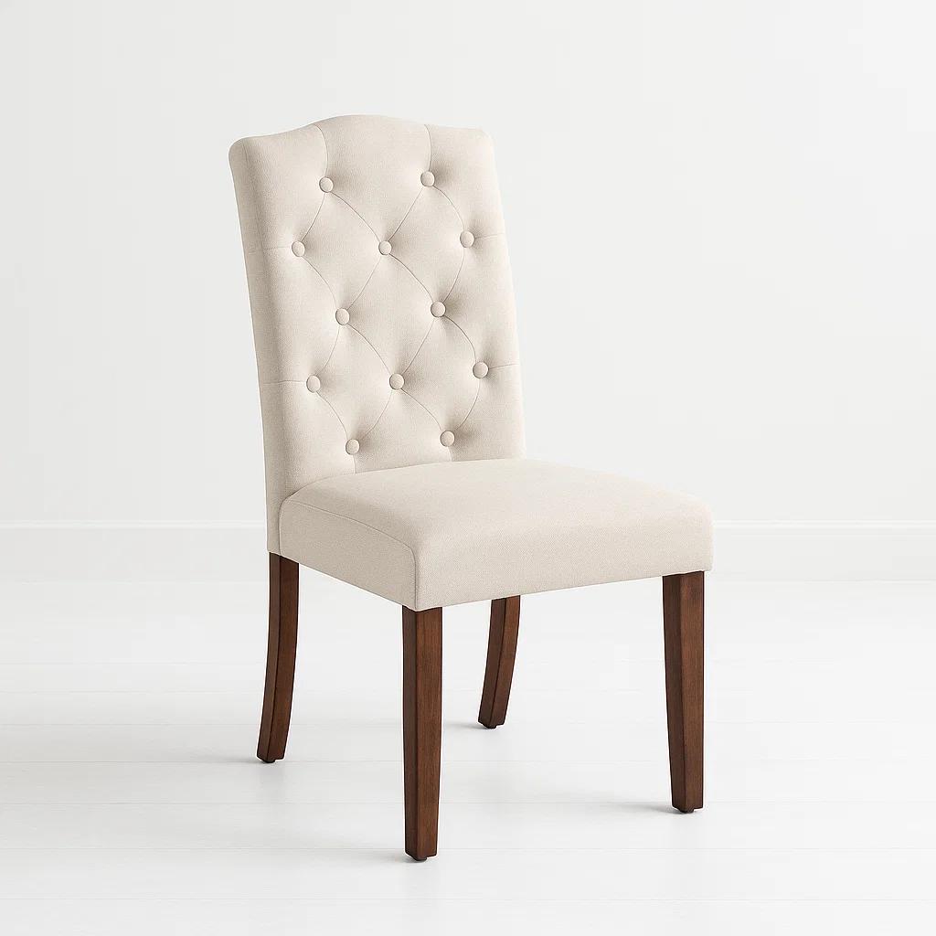 Silla de Comedor Acolchada Madera Elegance