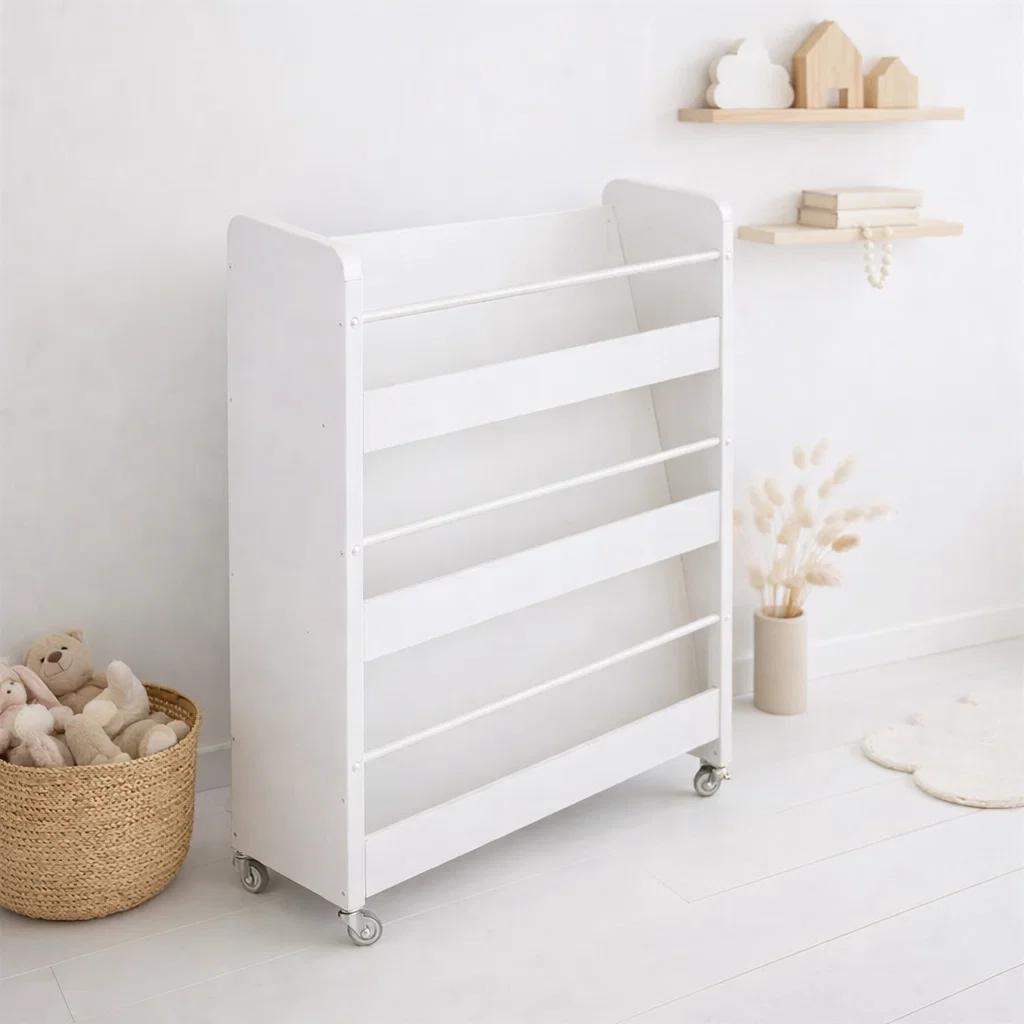 Estanteria con ruedas 3 niveles blanca