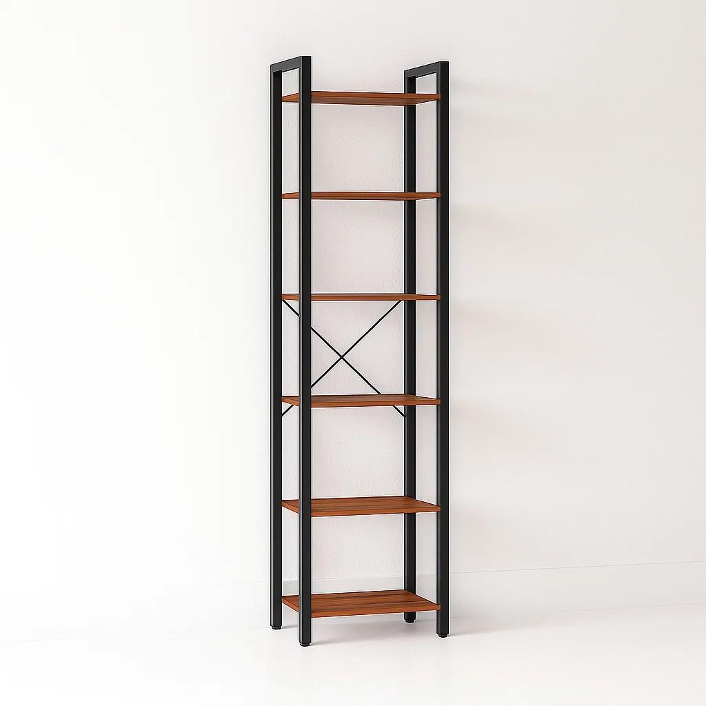 Estantería Industrial BlackLine con 6 Repisas 40x30x187.5