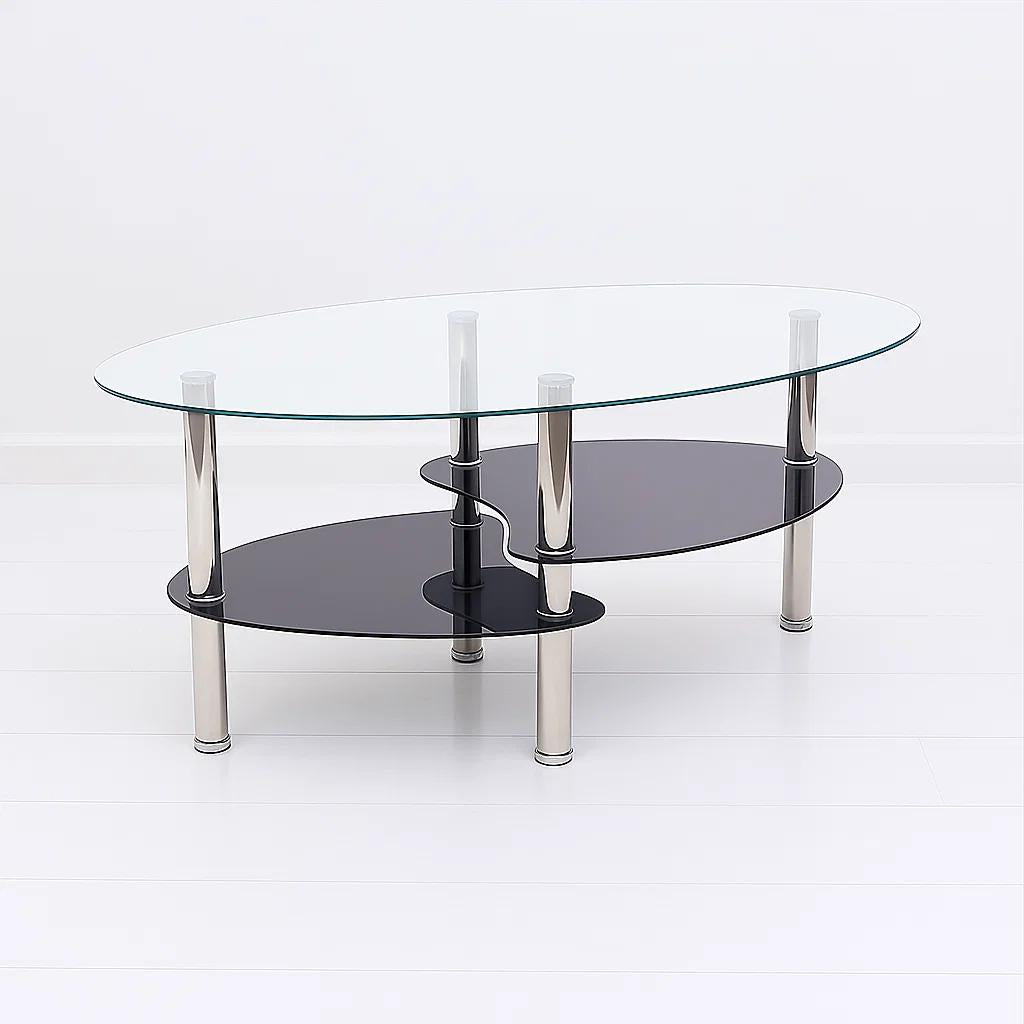 Mesa de centro vidrio 2 caras