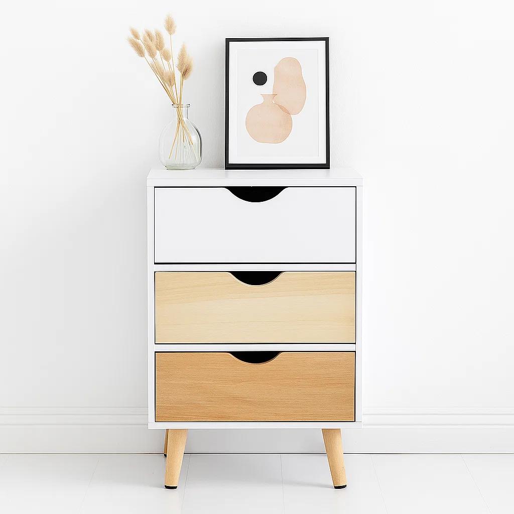 Pack de 2 Veladores Eames 3 niveles 40x35x62
