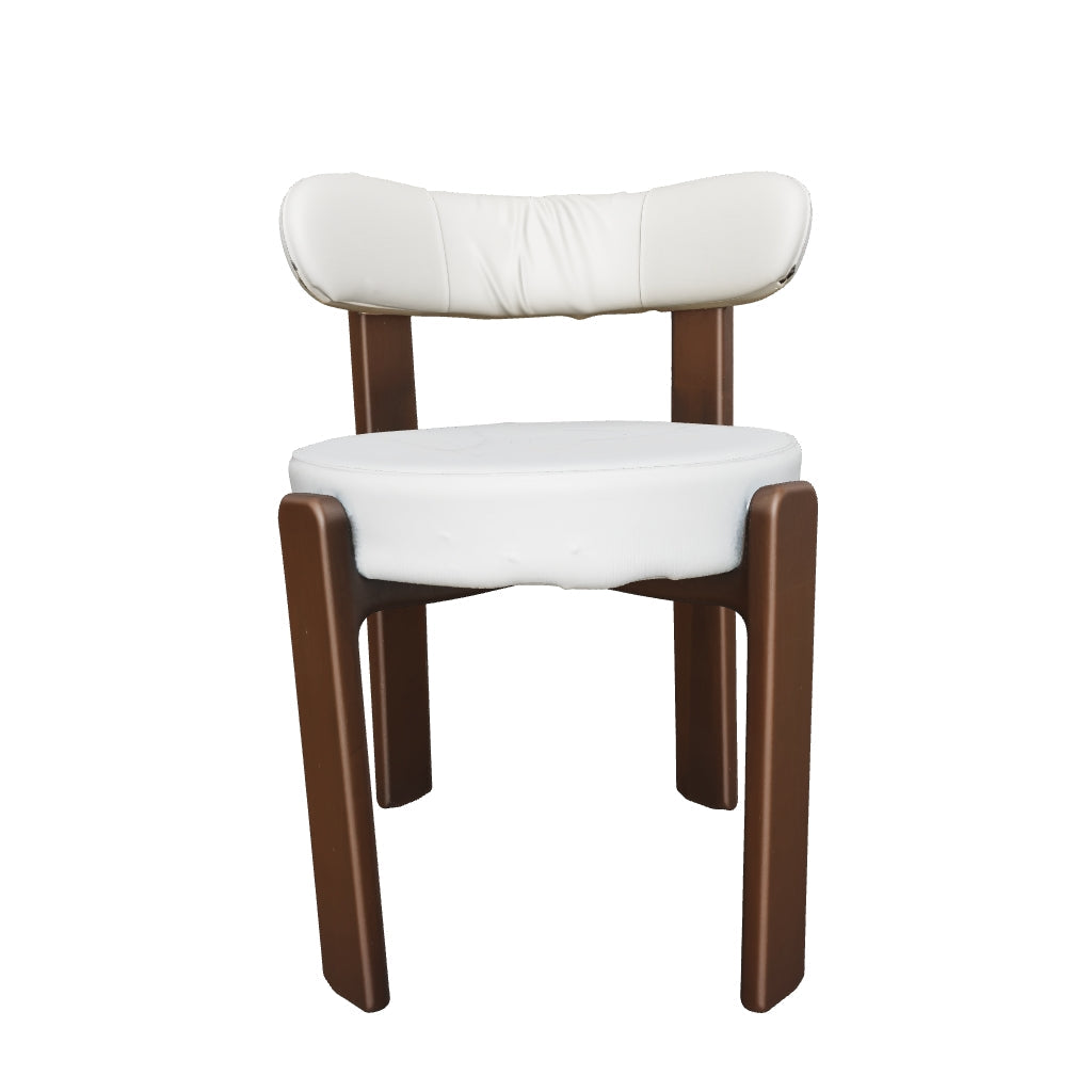Silla Sitial Hima Respaldo Curvo -  Blanca